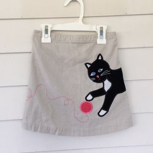Lands End girls cat skort